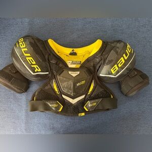 Bauer Supreme Black and Yellow Protective Gear